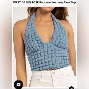 Blue Halter top